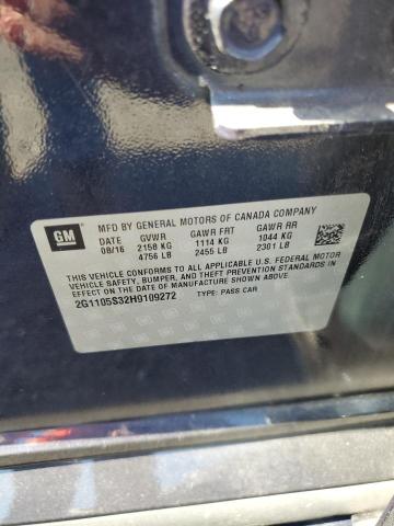 2017 CHEVROLET IMPALA LT - 2G1105S32H9109272