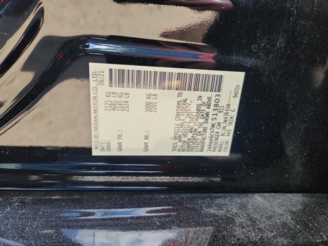 2021 NISSAN MAXIMA SV 1N4AA6CV7MC513803