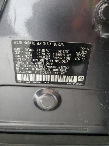 2017 HONDA HR-V LX 3CZRU6H31HG706215
