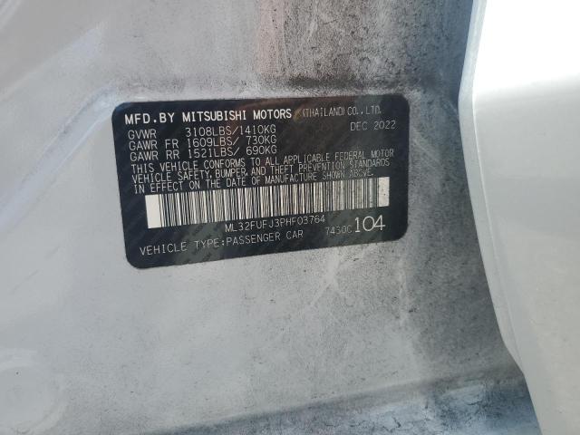 2023 MITSUBISHI MIRAGE G4 ML32FUFJ3PHF03764