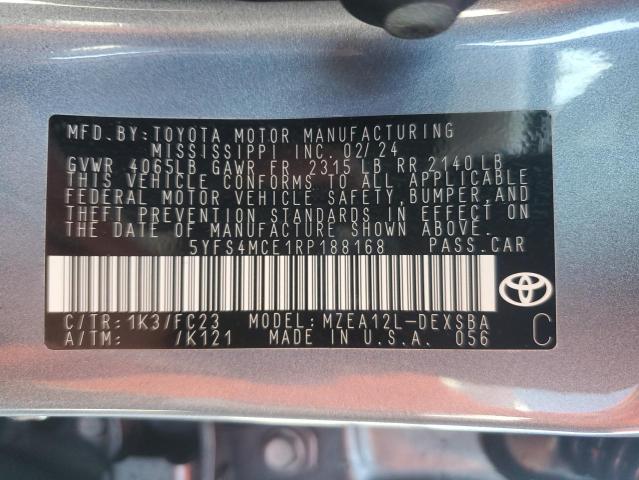 2024 TOYOTA COROLLA SE - 5YFS4MCE1RP188168