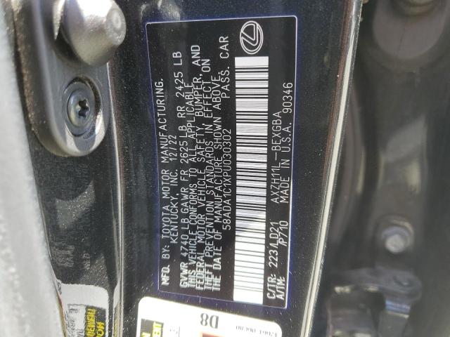 2023 LEXUS ES 300H BA 58ADA1C1XPU030302