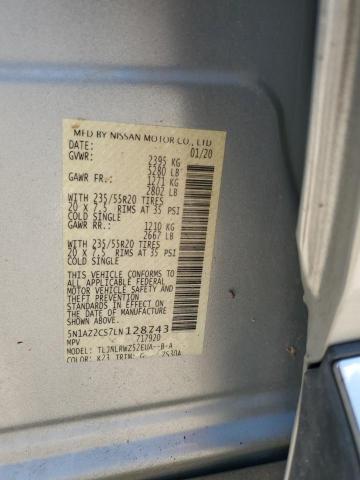 2020 NISSAN MURANO SL 5N1AZ2CS7LN128743