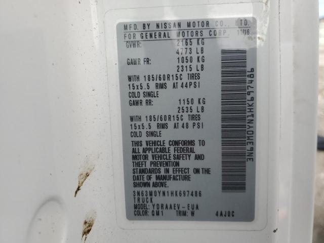 2017 CHEVROLET CITY EXPRE 3N63M0YN1HK697486