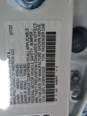 2023 HONDA CIVIC EXL 19XFL1H78PE015226