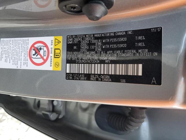 2017 LEXUS RX 350 BAS 2T2BZMCA1HC132434