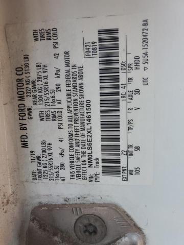 2020 FORD TRANSIT CO NM0LS6E2XL1461500