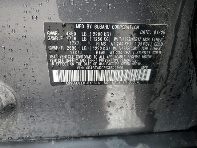 2025 SUBARU OUTBACK PR 4S4BTADC6S3200940