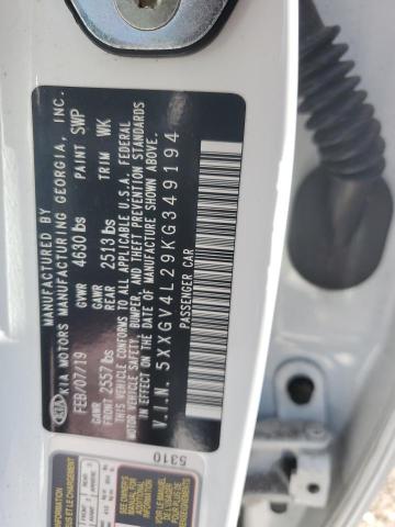 2019 KIA OPTIMA SXL 5XXGV4L29KG349194