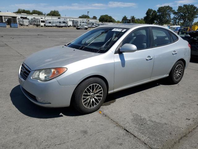 HYUNDAI ELANTRA GL 2007 silver sedan 4d gas KMHDU46D47U166513 photo #1