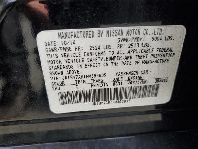 2015 INFINITI Q50 BASE JN1BV7AR1FM393835