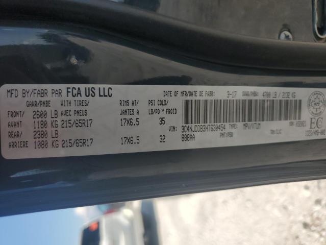2017 JEEP COMPASS TR - 3C4NJDDB3HT630454