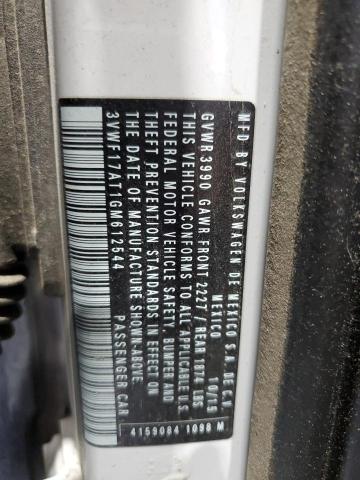 2016 VOLKSWAGEN BEETLE 1.8 3VWF17AT1GM612544