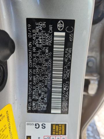 2020 TOYOTA COROLLA LE JTDEPRAE1LJ006176