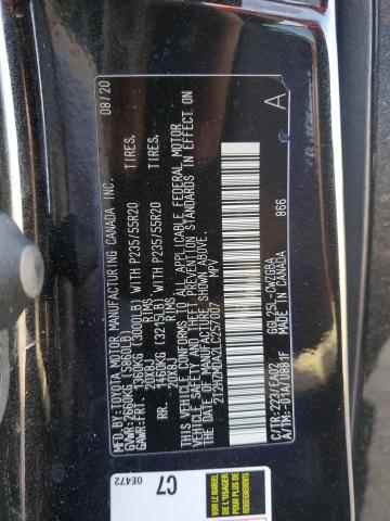 2020 LEXUS RX 350 2T2HZMDA2LC257007