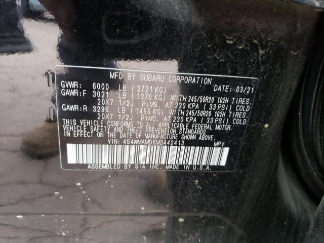2021 SUBARU ASCENT LIM 4S4WMAMD6M3442413