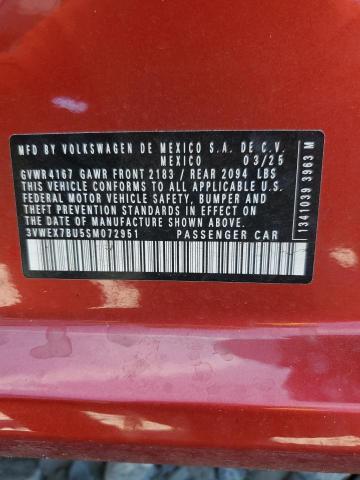 2025 VOLKSWAGEN JETTA SE 3VWEX7BU5SM072951