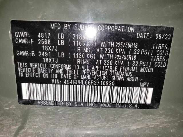 2024 SUBARU CROSSTREK 4S4GUHL66R3716930