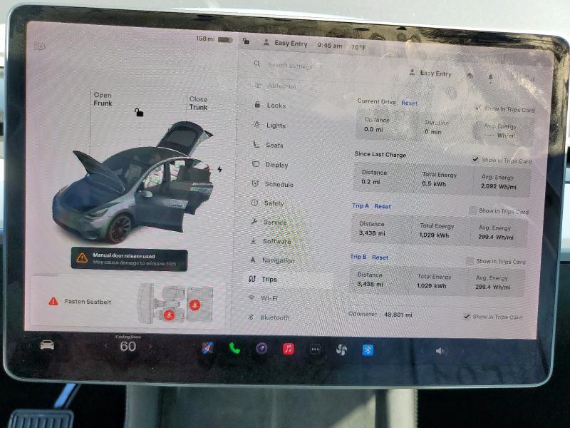 2021 TESLA MODEL Y 5YJYGDED9MF123157