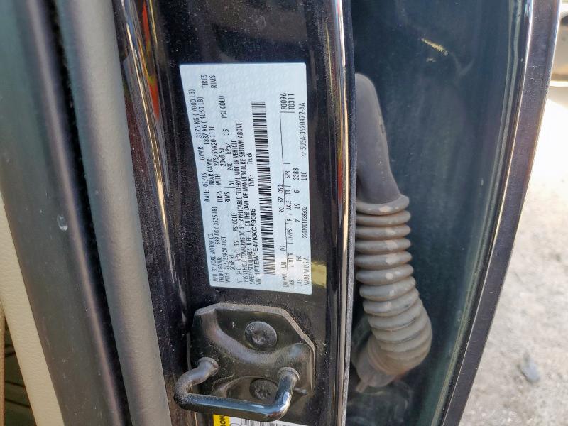 2019 FORD F150 SUPER - 1FTEW1E47KKC59386
