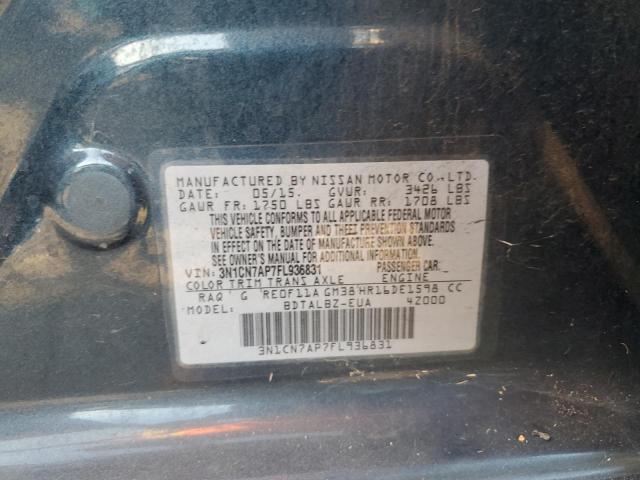 2015 NISSAN VERSA S - 3N1CN7AP7FL936831
