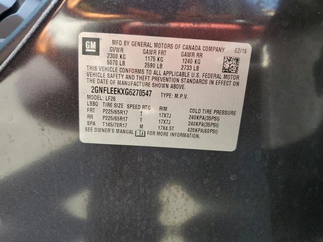 2016 CHEVROLET EQUINOX LS 2GNFLEEKXG6270547