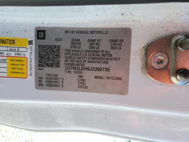 2018 GMC SIERRA C15 1GTN1LEH6JZ262735