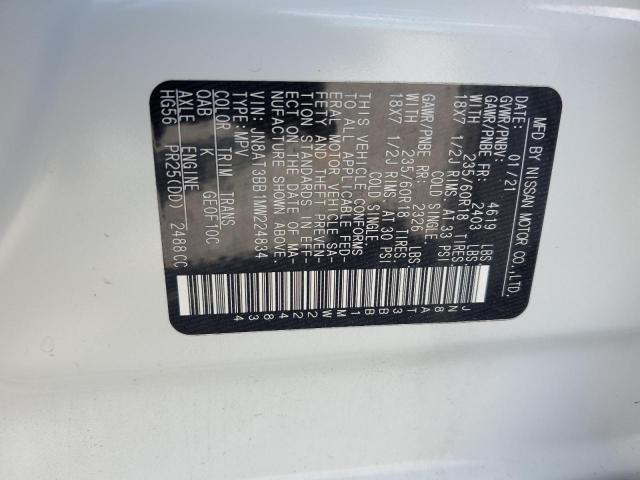 2021 NISSAN ROGUE SV - JN8AT3BB1MW224834