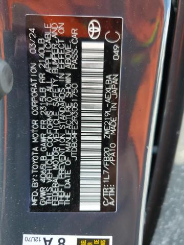 2024 TOYOTA COROLLA LE JTDBCMFE2R3051750