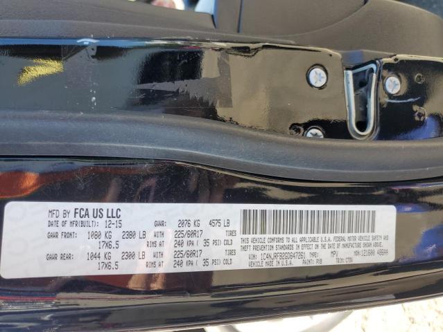 2016 JEEP PATRIOT LA 1C4NJRFB2GD647261