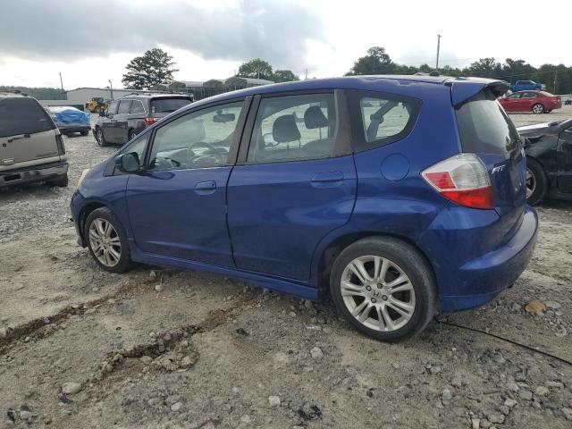 HONDA FIT SPORT 2010 blue hatchbac gas JHMGE8H41AS020235 photo #3