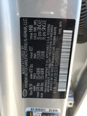 2025 HYUNDAI TUCSON SEL - 5NMJB3DE8SH501193