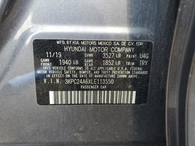 2020 HYUNDAI ACCENT SE 3KPC24A6XLE113550
