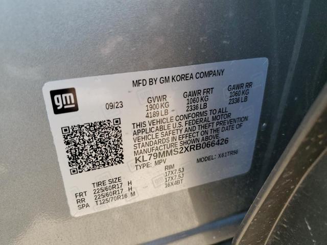 2024 CHEVROLET TRAILBLAZE KL79MMS2XRB066426