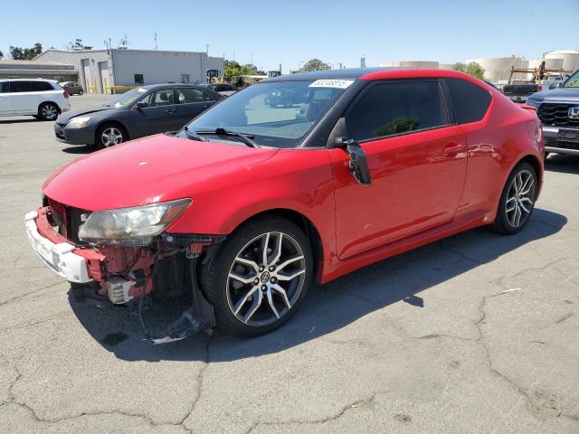 TOYOTA SCION TC 2013 red  gas JTKJF5C70D3051374 photo #1