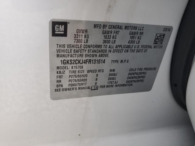 2015 GMC YUKON DENA 1GKS2CKJ4FR131614