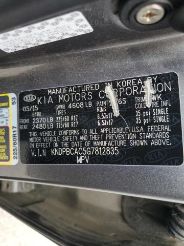 2016 KIA SPORTAGE L - KNDPBCAC5G7812835