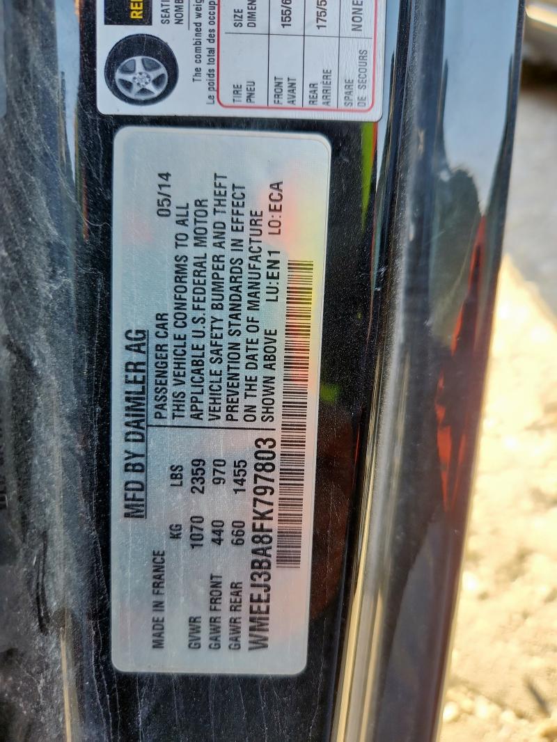 2015 SMART FORTWO PUR WMEEJ3BA8FK797803