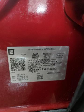 2020 GMC ACADIA SLE 1GKKNKLAXLZ110343