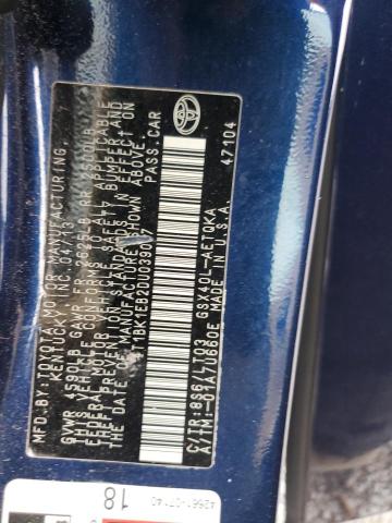 2013 TOYOTA AVALON BAS - 4T1BK1EB2DU039007