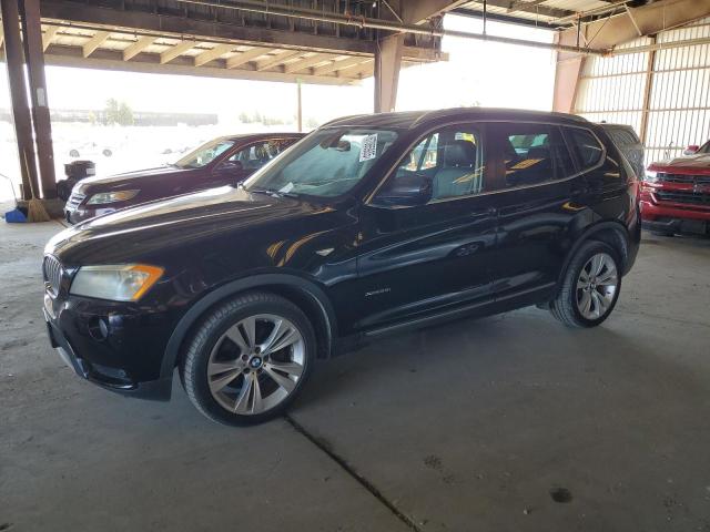 BMW X3 XDRIVE3 2011 black  gas 5UXWX7C51BL734457 photo #1