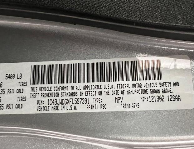 2015 JEEP WRANGLER U 1C4BJWDGXFL597391