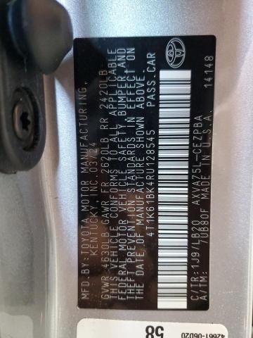 2024 TOYOTA CAMRY XSE - 4T1K61BK4RU128545