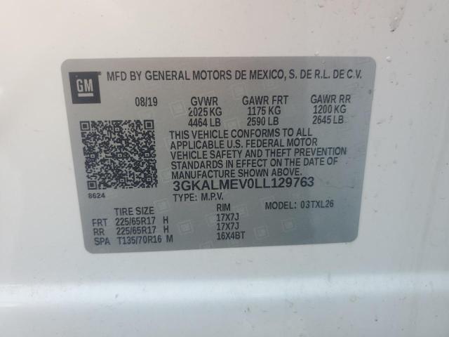 2020 GMC TERRAIN SL 3GKALMEV0LL129763