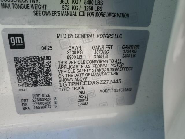 2025 GMC SIERRA C1500 ELEVATION 1GTPHCEDXSZ272445