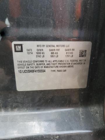 2015 CHEVROLET SONIC LT 1G1JC5SH8F4155594