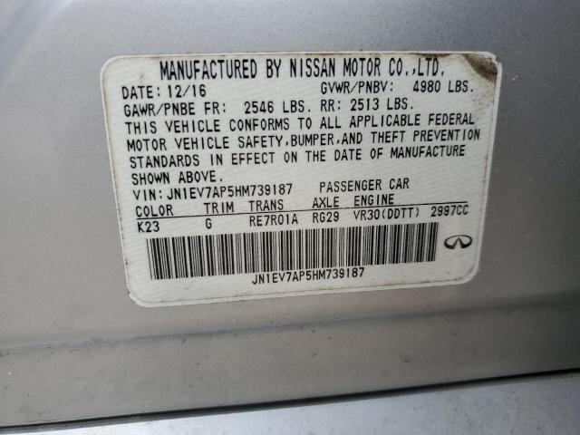 2017 INFINITI Q50 PREMIU JN1EV7AP5HM739187