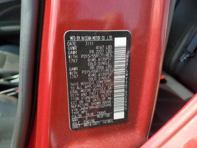 2011 NISSAN JUKE S - JN8AF5MV4BT025995