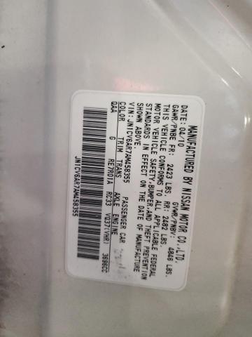 2010 INFINITI G37 - JN1CV6AR7AM458355