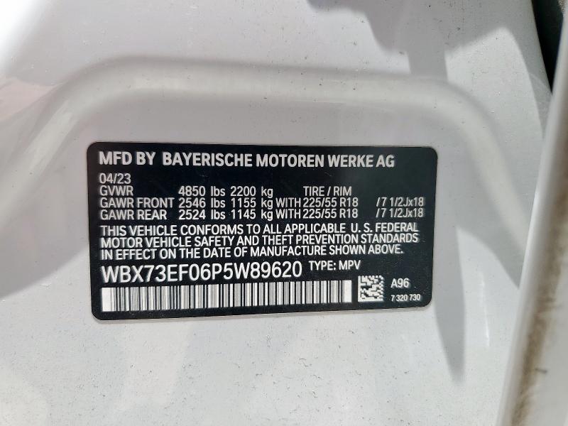 2023 BMW X1 XDRIVE2 WBX73EF06P5W89620